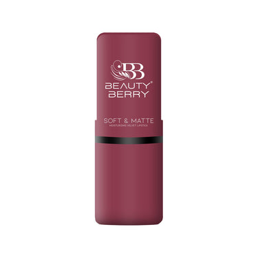 Beauty Berry Soft & Matte Moisturizing Velvet Lipstick For Women - Long-Lasting, Hydrating, High-Pigment Color. (Shade 22)